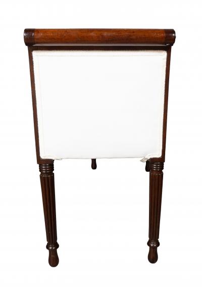 Federal Mahogany Window Bench