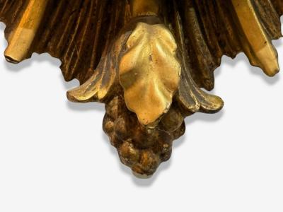 Federal Style Giltwood Convex Mirror Regency Wall Mirrors USA 19th C 