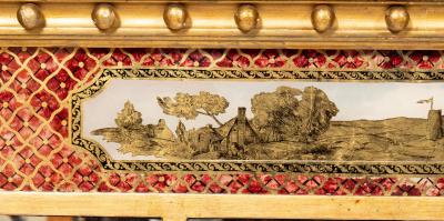 Federal Style Giltwood Overmantel Mirror