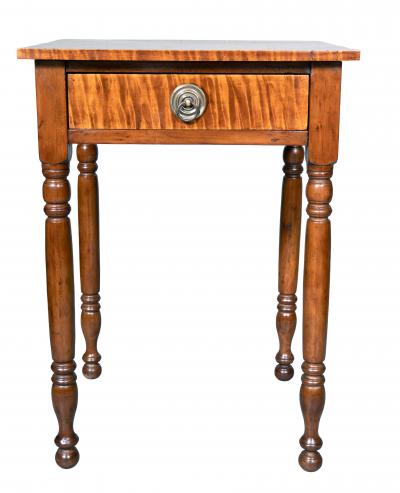 Federal Tiger Maple Side Table