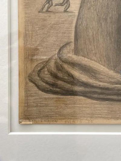 Federico Castellon Surrealist Nude Female Figure