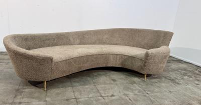 Federico Munari Curved Sofa attributed to Federico Munari Italy 1960s