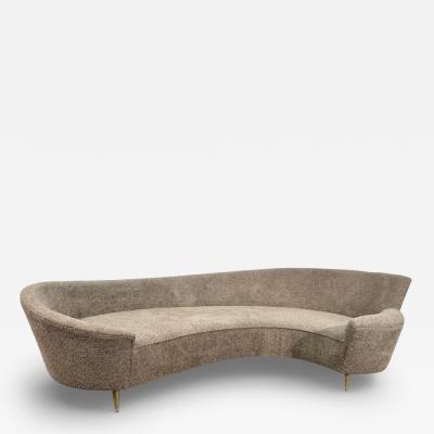 Federico Munari Curved Sofa attributed to Federico Munari Italy 1960s