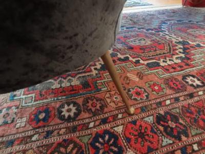 Federico Munari Midcentury Italian Curved Sofa with Brass Legs Attributed to Federico Munari