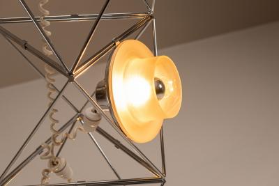 Felice Ragazzo Poliedra Sculptural Space Age Lamp by Felice Ragazzo for Harvey Guzzini Italy