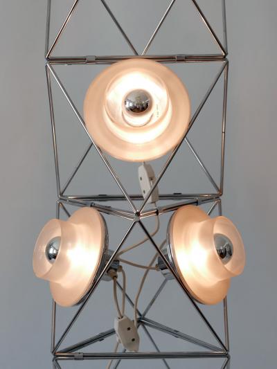 Felice Ragazzo Rare Sculptural Poliedra Floor Lamp by Felice Ragazzo for Guzzini Italy 1970s