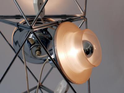 Felice Ragazzo Rare Sculptural Poliedra Floor Lamp by Felice Ragazzo for Guzzini Italy 1970s