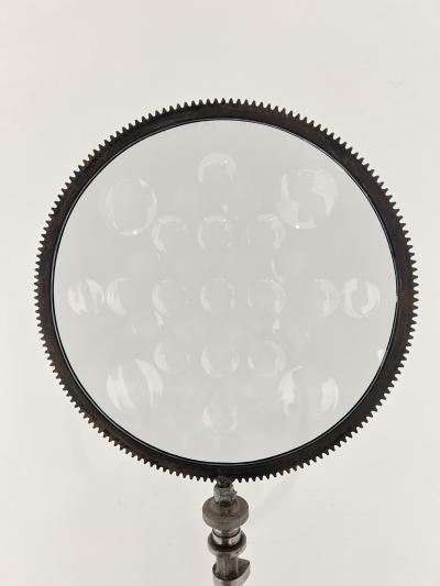 Feliciano Bejar Glass and Iron Magiscope Sculpture by Feliciano B jar