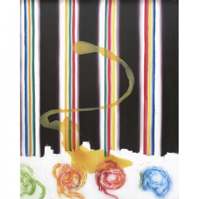 Felicidad Moreno Contemporary Colorful Artwork Nidos by Felicidad Moreno