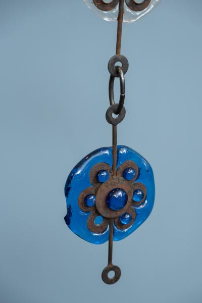 Felipe Delfinger Sun Catcher Art Glass Hanging