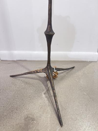 Felix Agostini 1960 Bronze Sculptural Floor Lamp