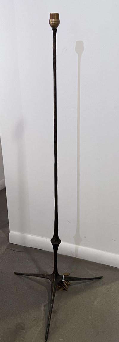 Felix Agostini 1960 Bronze Sculptural Floor Lamp