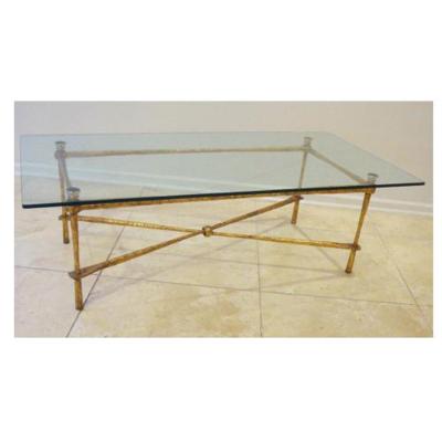 Felix Agostini A Bronze and Glass Cocktail Table by Felix Agostini