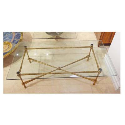 Felix Agostini A Bronze and Glass Cocktail Table by Felix Agostini