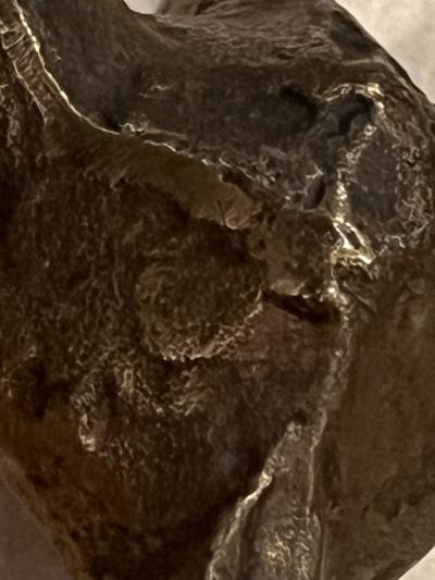 Felix Agostini FELIX AGOSTINI BRONZE BRUTALIST SCONCES