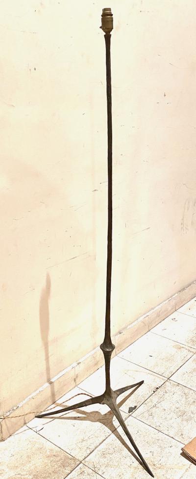 Felix Agostini Felix Agostini refined bronze standing lamp