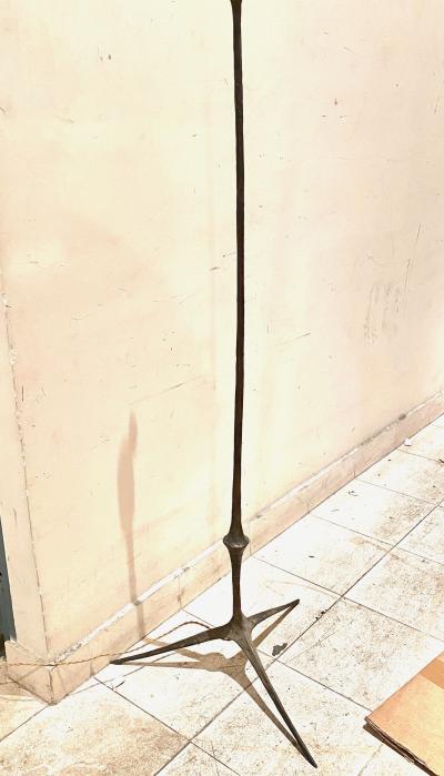 Felix Agostini Felix Agostini refined bronze standing lamp