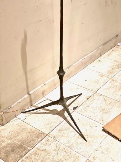 Felix Agostini Felix Agostini refined bronze standing lamp