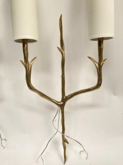 Felix Agostini Pair of 1960s sconces in the style of Felix agostini