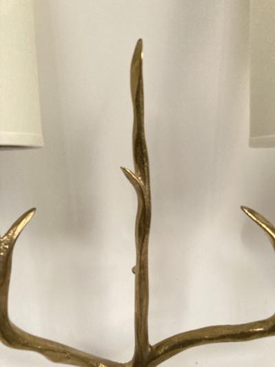 Felix Agostini Pair of 1960s sconces in the style of Felix agostini