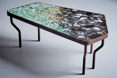 Felix Muhrhofer Hand crafted Terrazzo Coffee Table Prince Clint by Felix Muhrhofer