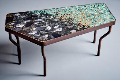 Felix Muhrhofer Hand crafted Terrazzo Coffee Table Prince Clint by Felix Muhrhofer