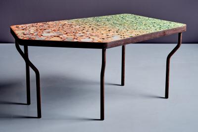 Felix Muhrhofer Hand crafted Terrazzo Coffee Table Prince Kathryn by Felix Muhrhofer
