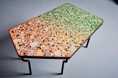 Felix Muhrhofer Hand crafted Terrazzo Coffee Table Prince Kathryn by Felix Muhrhofer