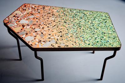 Felix Muhrhofer Hand crafted Terrazzo Coffee Table Prince Kathryn by Felix Muhrhofer