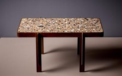 Felix Muhrhofer Handcrafted Admiral Whitney 1 Terrazzo Coffee or Side Table by Felix Muhrhofer