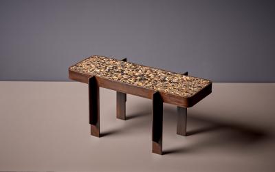 Felix Muhrhofer Handcrafted Admiral Whitney 3 Terrazzo Coffee or Side Table by Felix Muhrhofer