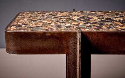 Felix Muhrhofer Handcrafted Admiral Whitney 3 Terrazzo Coffee or Side Table by Felix Muhrhofer