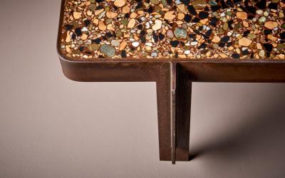 Felix Muhrhofer Handcrafted Admiral Whitney 3 Terrazzo Coffee or Side Table by Felix Muhrhofer
