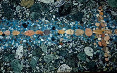 Felix Muhrhofer Handcrafted Felix Muhrhofer Terrazzo Bar Counter Admiral Hertha