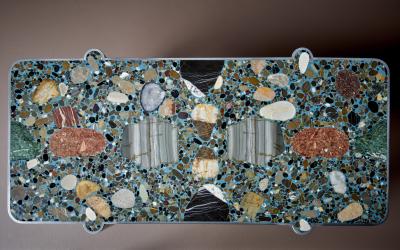 Felix Muhrhofer Handcrafted Terrazzo Coffee Table Deacon Federico 2 by Felix Muhrhofer