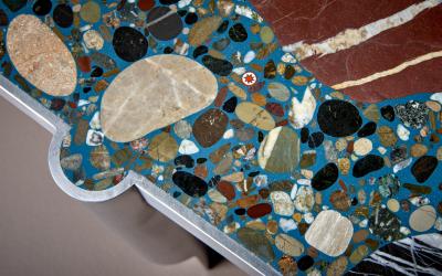 Felix Muhrhofer Handcrafted Terrazzo Coffee Table Deacon Federico 3 by Felix Muhrhofer