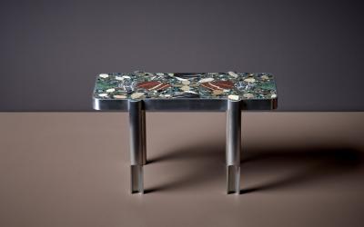 Felix Muhrhofer Handcrafted Terrazzo Coffee Table Deacon Federico 3 by Felix Muhrhofer