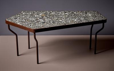 Felix Muhrhofer Handcrafted Terrazzo Coffee Table Mosaic Style Prince Beatrice Felix Muhrhofer
