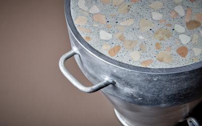 Felix Muhrhofer Handcrafted Terrazzo Side Table Special Agent Alma by Felix Muhrhofer