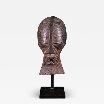 Female Kifwebe Mask with old collection label Luba Songye People DR Congo