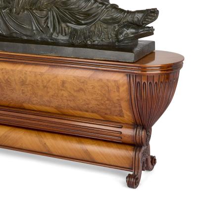 Ferdinand Barbedienne Antique French sculpture of the Two Fates by Barbedienne