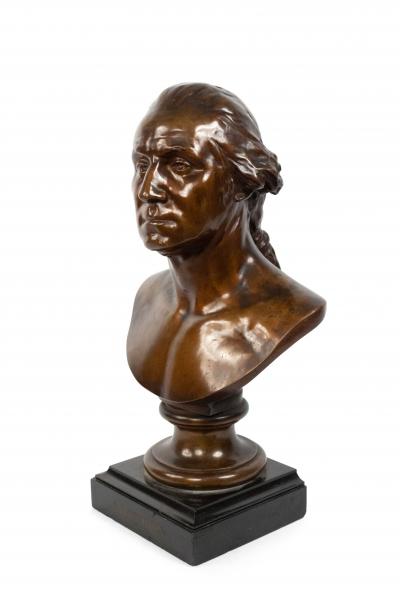 Ferdinand Barbedienne Barbedienne Bronze Washington Bust 1