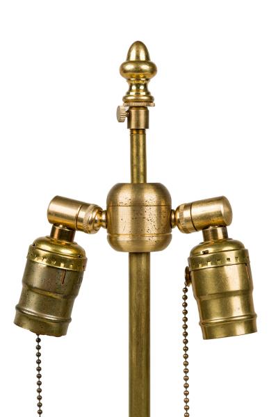 Ferdinand Barbedienne French Empire Style Bronze and Rosso Marble Lamp