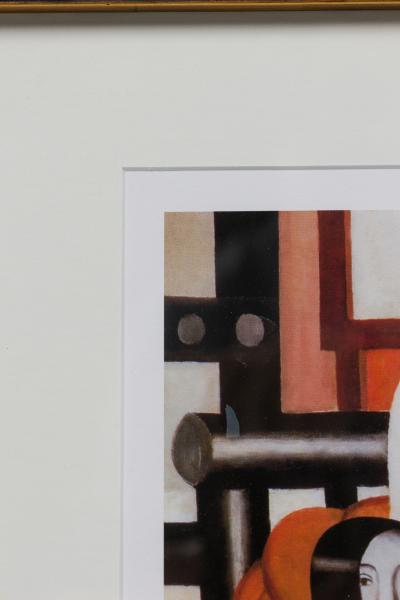 Ferdinand Leger French Cubist Lithograph Titled Three Women 