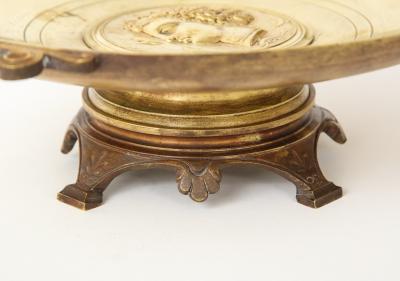 Ferdinand Levillain cup in bronze late 19th century by F Levillain