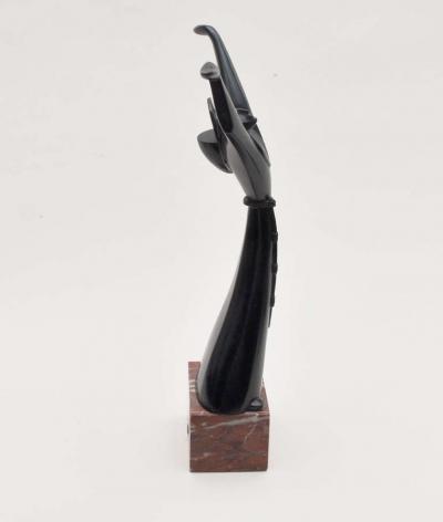 Ferdinand Parpan French Cubist Bronze by Ferdinand Parpan
