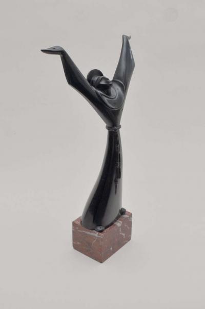 Ferdinand Parpan French Cubist Bronze by Ferdinand Parpan