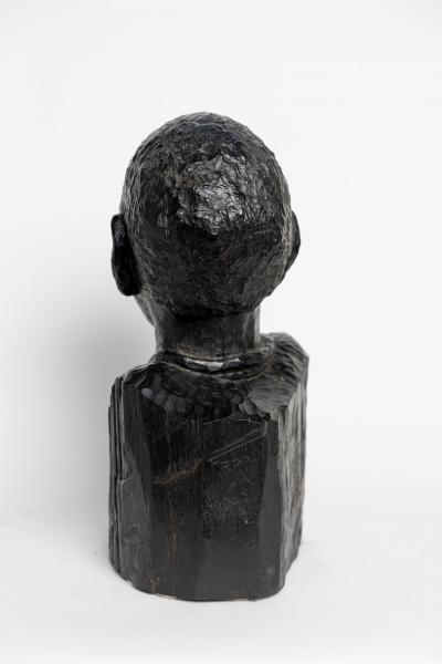 Ferdinand Parpan SCULPTED BUST OF AN AFRICAN WOMAN BY FERDINAND PARPAN