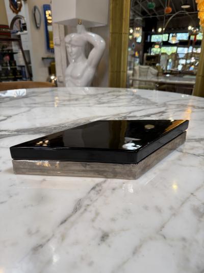 Ferdinando Loffredo Ferdinando Loffredo Black White Geometric Ceramic Catchall Dish