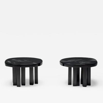 Fernand Dresse Side Tables by Fernand Dresse Belgium 1970s